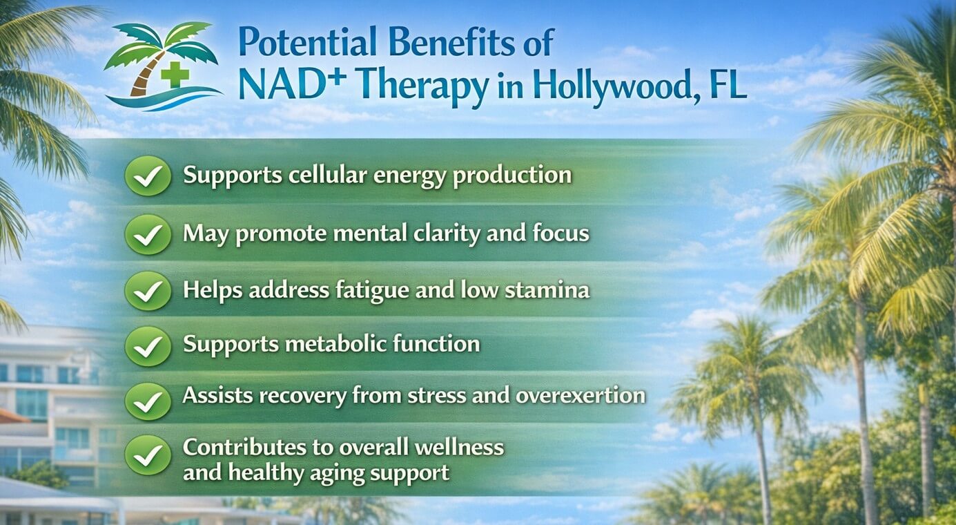 Potential Benefits of NAD+ Therapy in Hollywood, FL